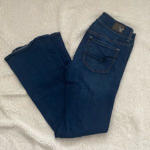 American Eagle stretch bell bottom style jeans